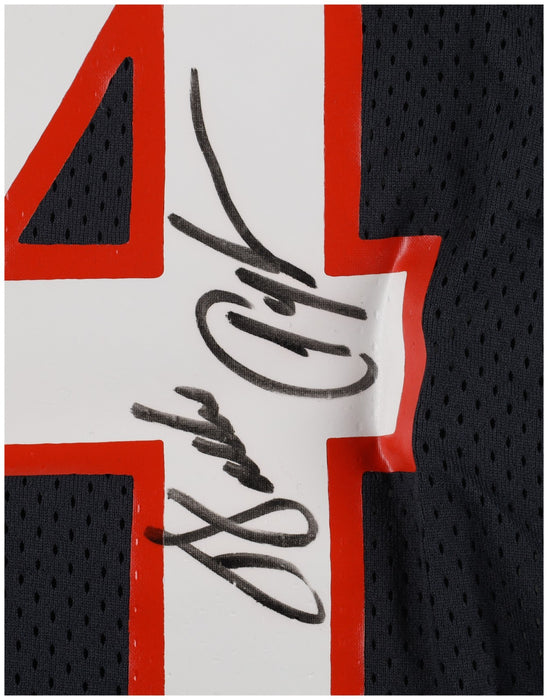 Walter Payton Signed Chicago Bears Wilson Game Model Jersey Beckett COA