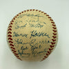 Earliest Known Ernie Banks Pre Rookie 1953 Chicago Cubs Team Signed Baseball JSA