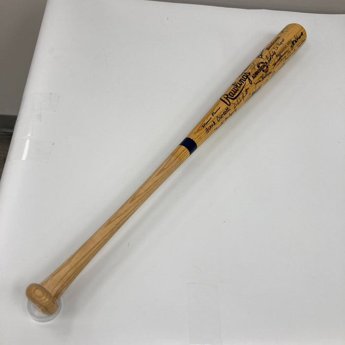 New York Yankees Hall Of Famers & Legends Signed Baseball Bat 40+ Sigs JSA COA