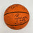 1985-86 Los Angeles Lakers Team Signed Basketball Abdul Jabbar Magic Johnson BAS