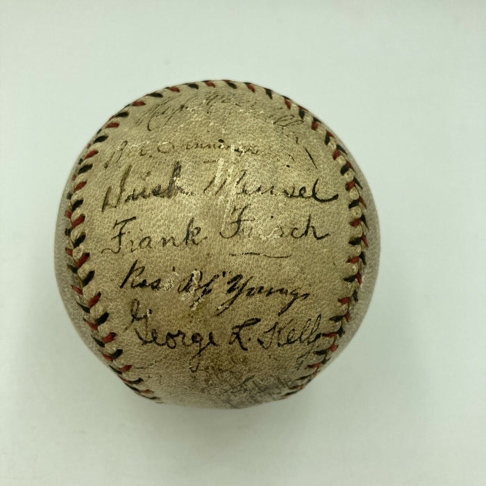 1922 New York Giants World Series Champs Team Signed NL Baseball Beckett COA