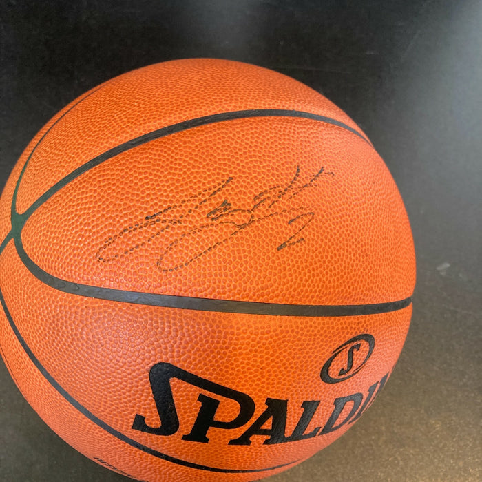 Lebron James 2008-2009 Cleveland Cavaliers Team Signed Game Basketball PSA DNA