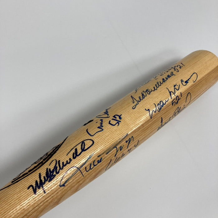 Stunning 500 Home Run Club Signed Bat W/ Inscriptions Ted Williams JSA