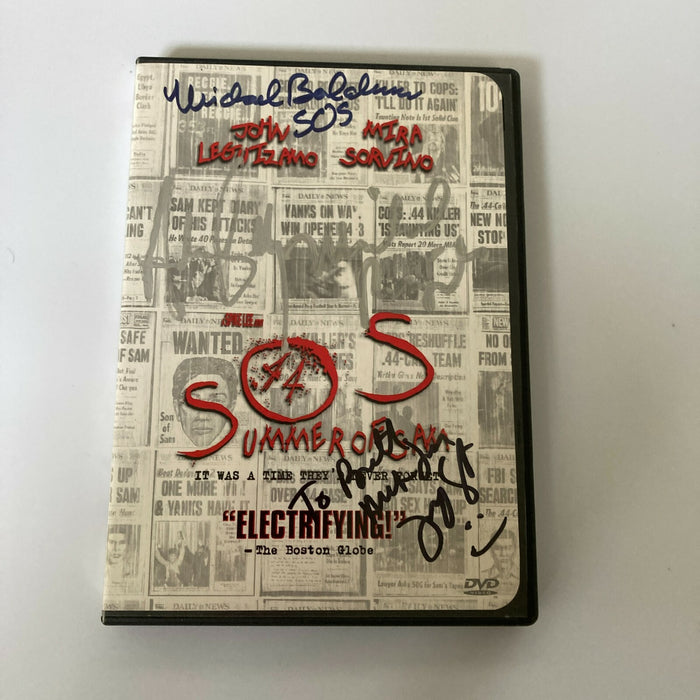 Michael Rispoli Adrien Brody Esposito Signed Summer Of Sam DVD Movie JSA COA