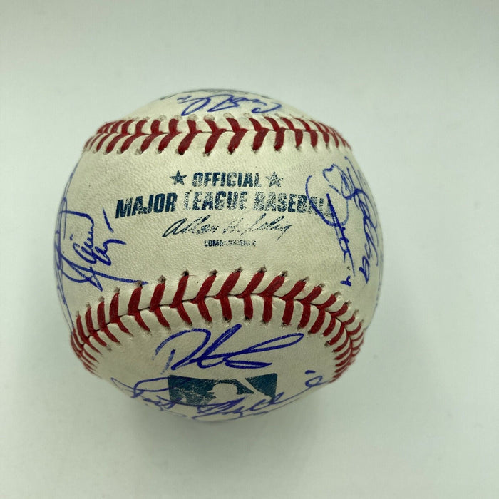 2008 Philadelphia Phillies World Series Champs Team Signed Baseball Beckett COA