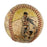 Beautiful Eddie Robinson Hand Painted George Sosnak Folk Art Signed Baseball