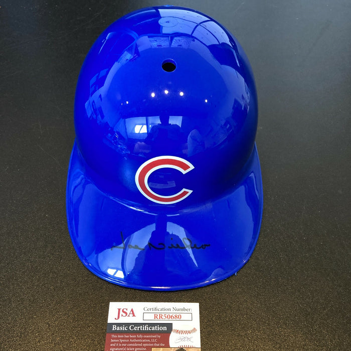 Joe Niekro Signed Full Size Chicago Cubs Baseball Helmet With JSA COA