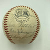 1969 Chicago Cubs Team Signed Baseball Ernie Banks Ron Santo Leo Durocher JSA