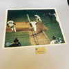 Bill Buckner & Mookie Wilson Signed 16"x20" Canvas Giclee Photo Steiner COA