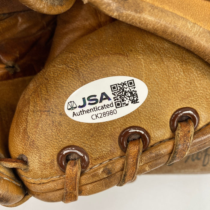 Stan Musial Signed 1950's Baseball Glove JSA COA