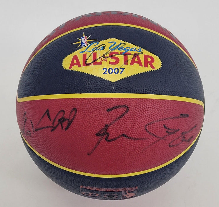 Lebron James 2007 All Star Game Multi Signed Basketball 28 Sigs Beckett COA