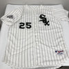 Jim Thome Signed 2005 Chicago White Sox World Series Majestic Jersey JSA COA