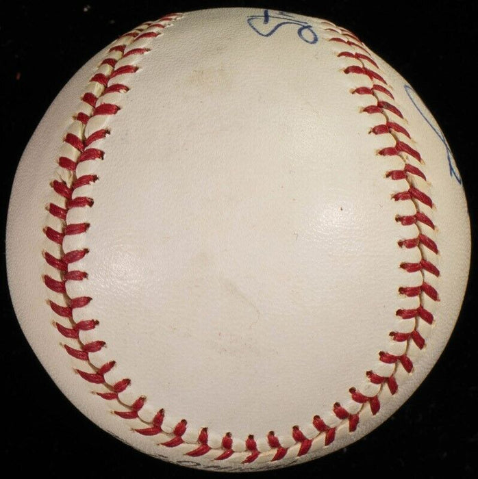 Beautiful Dizzy Dean & Stan Musial Signed National League Baseball PSA DNA