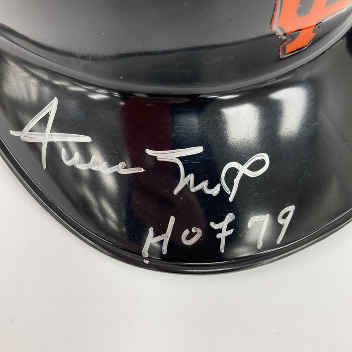 Willie Mays HOF 1979 Signed Authentic San Francisco Game Giants Helmet JSA COA