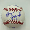 Alan Trammell Signed Heavily Inscribed STAT Baseball JSA COA