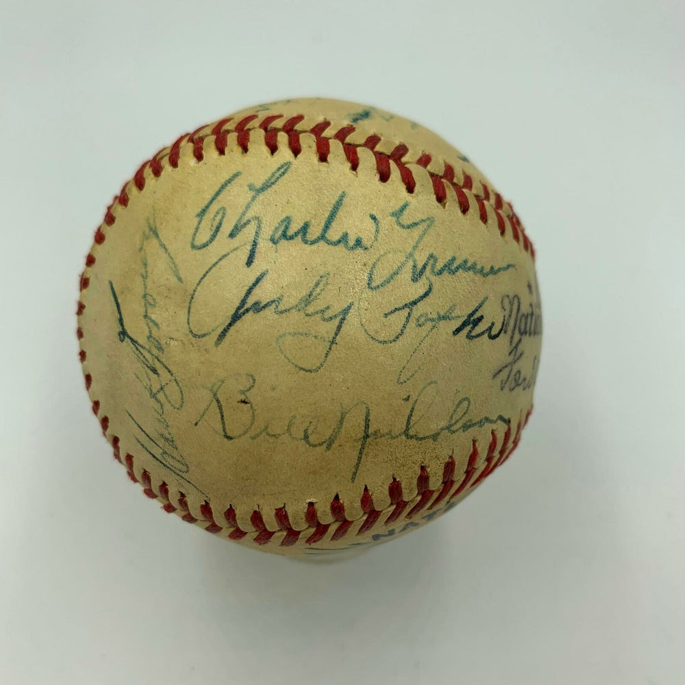 1945 Chicago Cubs National League Champs Team Signed Baseball PSA DNA COA