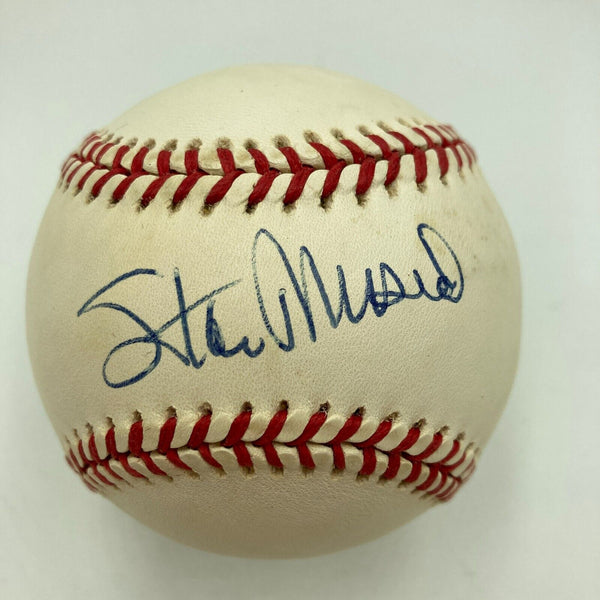 Nice Stan Musial Signed Official National League Baseball JSA COA