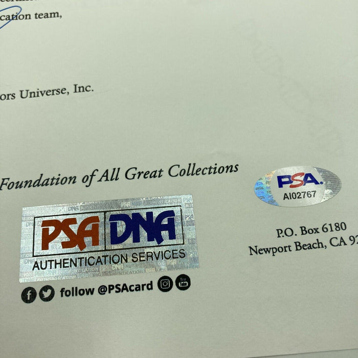 Ted Williams "The Splendid Splinter" Full Name Signed Baseball PSA DNA COA