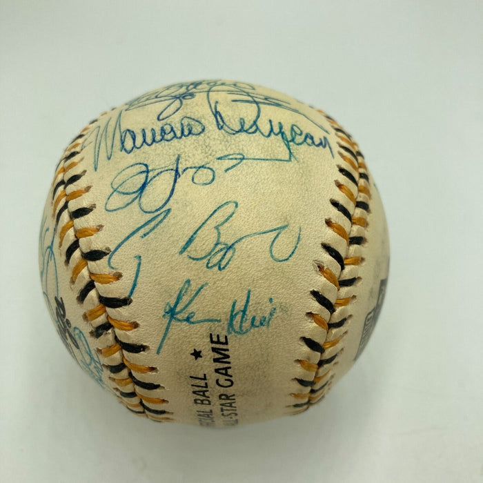 1994 All Star Game National League Team Signed Baseball Barry Bonds PSA DNA COA