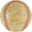 1936-37 New York Yankees World Series Champs Team Signed Baseball Lou Gehrig PSA