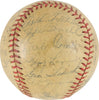 1936-37 New York Yankees World Series Champs Team Signed Baseball Lou Gehrig PSA