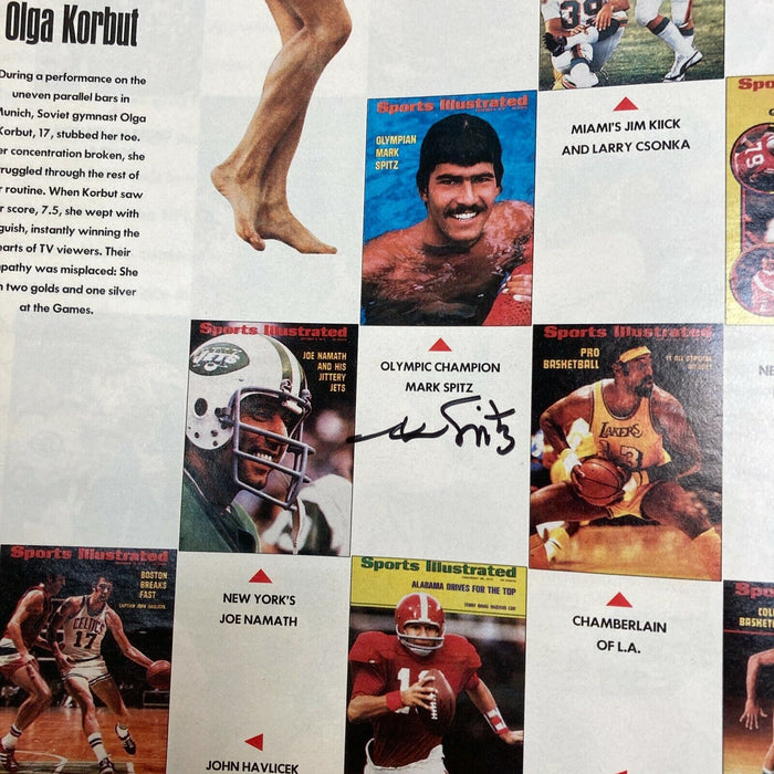 Mark Spitz 3X Signed Autographed Sports Illustrated Magazine
