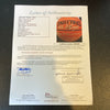Extraordinary Bill Russell Signed Heavily Inscribed STAT Basketball #5/11 JSA