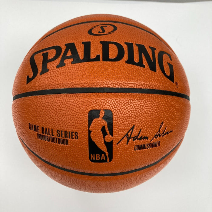 Kobe Bryant Signed Spalding Official Game Basketball Silver Ink JSA COA