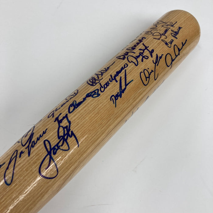 2000 NY Yankees WS Champs Team Signed Bat Derek Jeter Mariano Rivera JSA COA