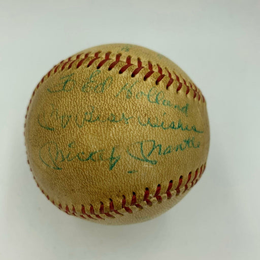 Mickey Mantle Signed 1964 American Legion World Series Game Used Baseball PSA