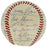 1956 New York Yankees World Series Champs Team Signed Baseball Mickey Mantle BAS