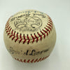 Earl Averill Burleigh Grimes Waite Hoyt Hall Of Fame Multi Signed Baseball JSA