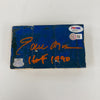 Earl Monroe Signed New York Knicks Game Used Floor PSA DNA & Steiner Holograms