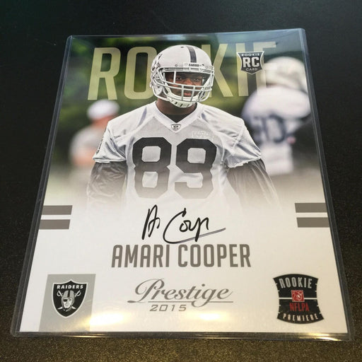 2015 Panini Prestige Amari Cooper Signed Autographed  8x10 Photo RC