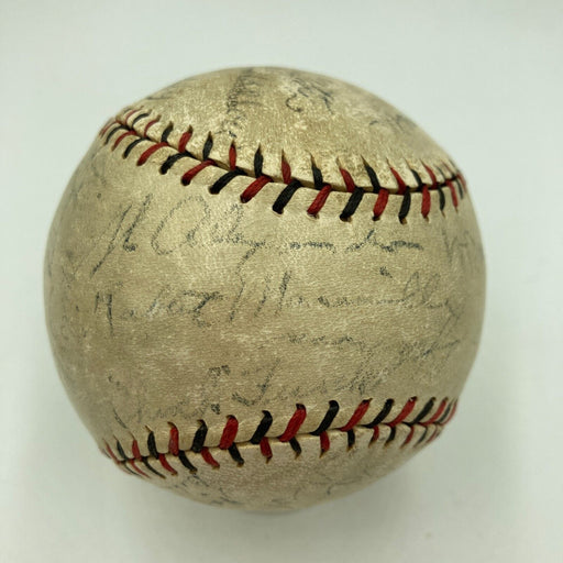 1928 St. Louis Cardinals NL Champs Team Signed Baseball Grover Alexander JSA COA