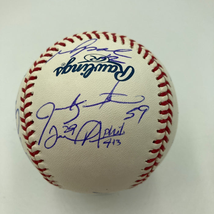 2013 Boston Red Sox World Series Champs Team Signed Baseball JSA COA