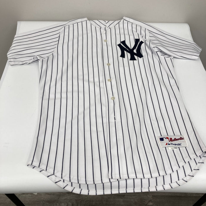 Reggie Jackson Signed Heavily Inscribed STATS New York Yankees Jersey JSA