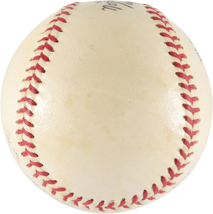 Fred Snodgrass Single Signed Official National League Baseball JSA COA