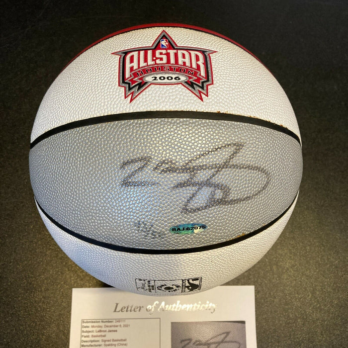 Lebron James Signed 2006 All Star Game Basketball #43/50 UDA Holo & JSA COA
