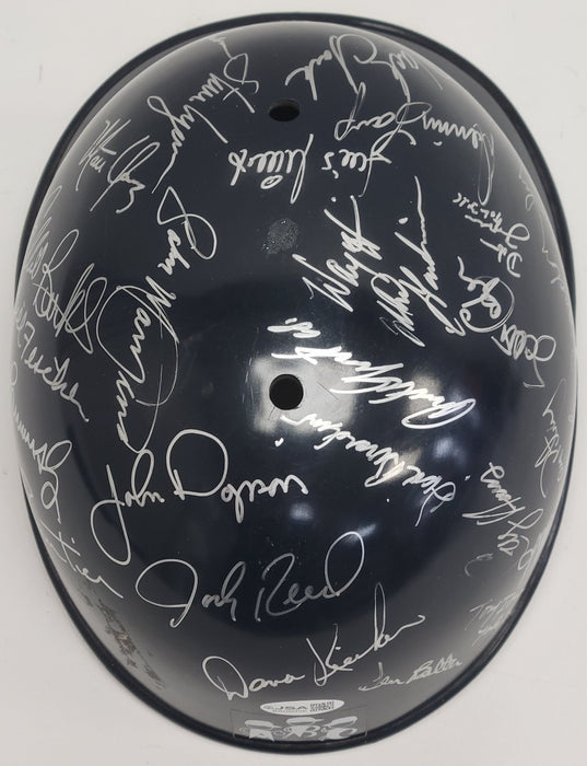 1991 Boston Red Sox Team Signed Game Helmet Roger Clemens Wade Boggs JSA COA
