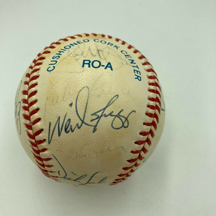 Ken Griffey Jr Kirby Puckett Mark Mcgwire 1992 All Star Game Signed Baseball JSA