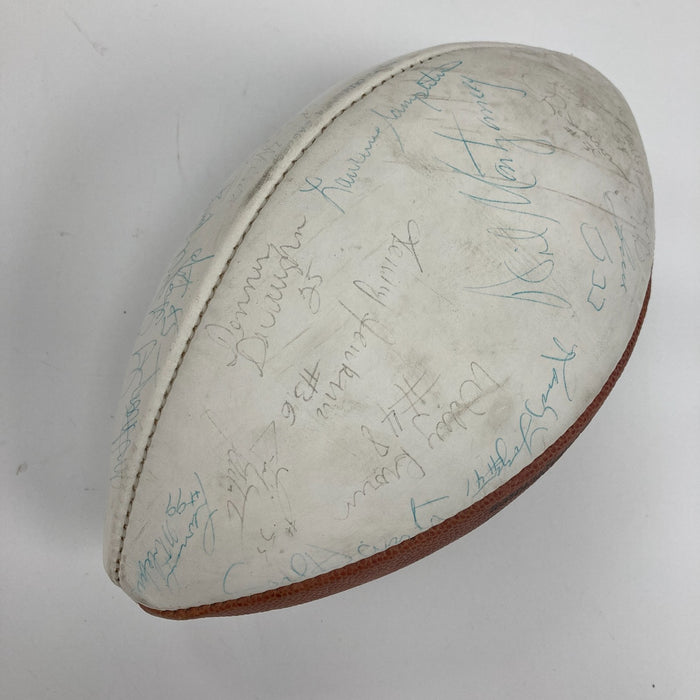 1982 Philadelphia Eagles Team Signed Wilson NFL Football Beckett COA
