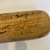 1958 Milwaukee Braves NL Champs Team Signed Game Issued Bat JSA & MEARS COA
