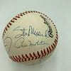 Willie Mays Hank Aaron Stan Musial 3,000 Hit Club Signed Baseball 13 Sig JSA COA