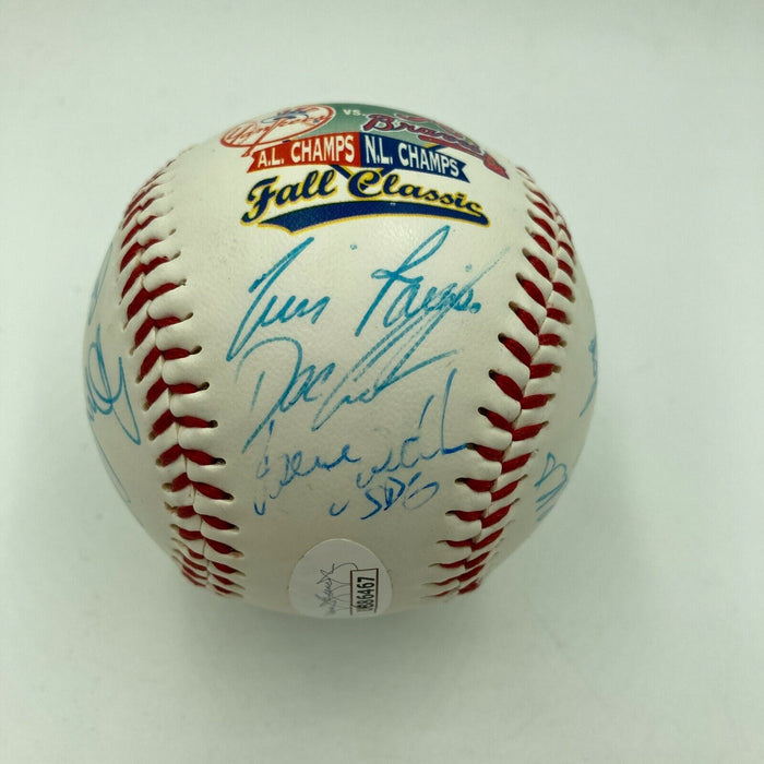 1996 New York Yankees World Series Champs Team Signed Baseball With JSA COA
