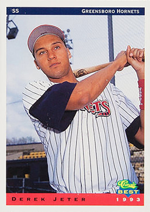 Earliest Derek Jeter Game Used Yankees Jersey Photo Matched To Two Rookie Cards