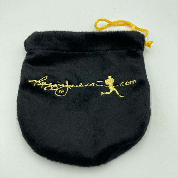 Frank Robinson Signed Heavily Inscribed Career STAT Baseball Reggie Jackson COA