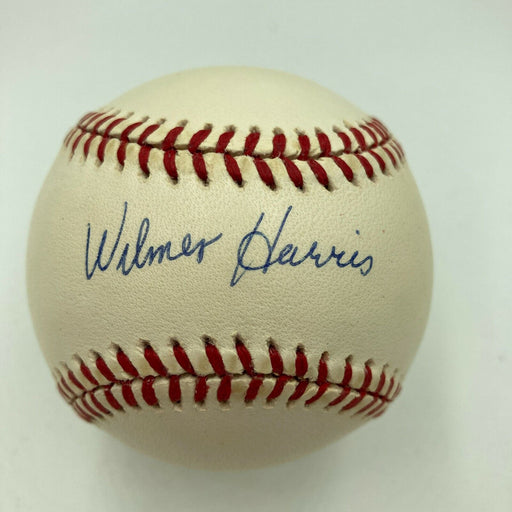 Wilmer Harris Signed Official Major League Baseball Negro League Legend JSA COA