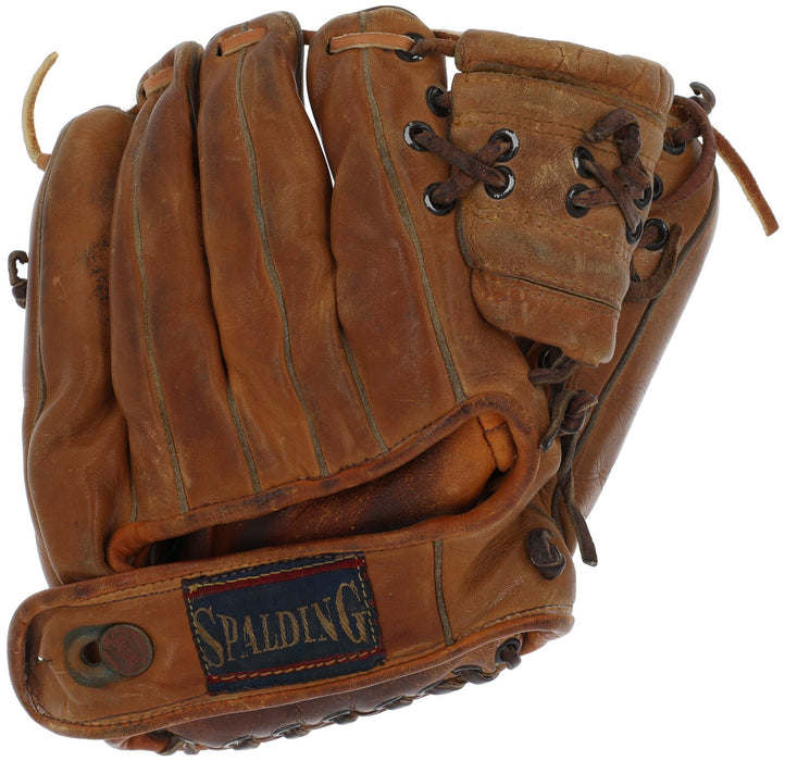 Rare Yogi Berra & Don Larsen Signed 1950's Spalding Baseball Glove Beckett COA