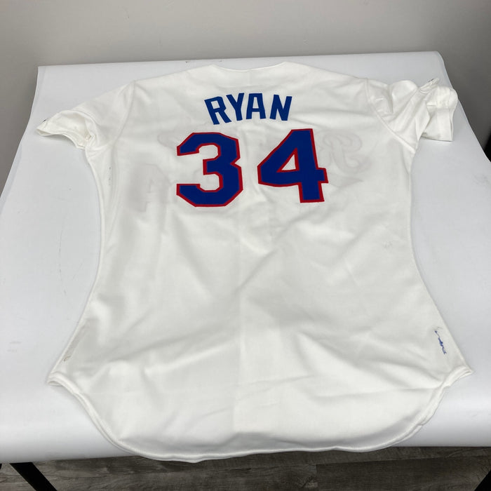 Nolan Ryan Signed 1989 Authentic Game Model Texas Rangers Jersey With JSA COA